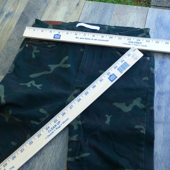 Zara Trafaluc Denimwear camouflage Sz. 10 jeans denim green - Picture 4 of 6